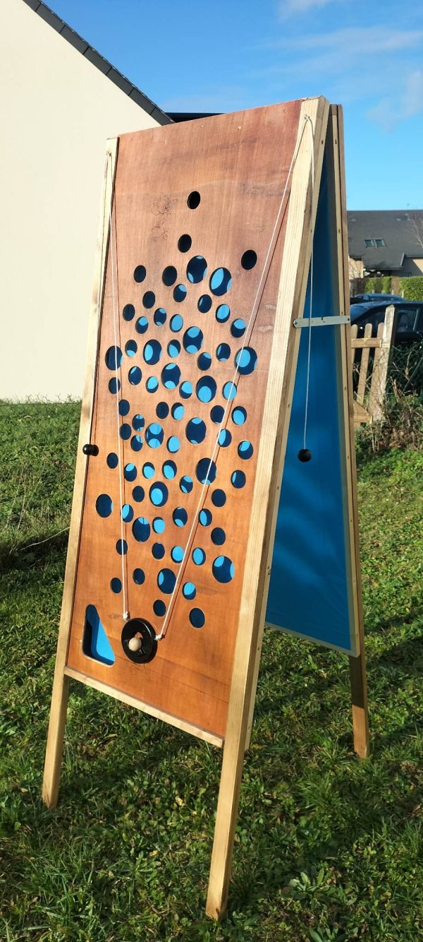 Jeu panneau bleu